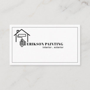 Tarjeta De Visita Construcción de empresa de pintura