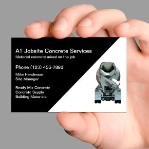 Tarjeta De Visita Construcción de Hormigón