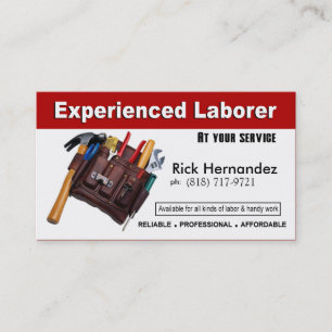 Tarjeta De Visita Construcción de la reparación del hogar de la