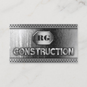 Tarjeta De Visita Construcción de malla Metalizado y asquerosa de ac