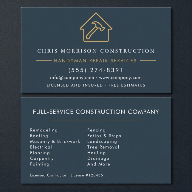 Tarjeta De Visita Construcción de Mano de Obra  (Subido por el creador)