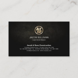 Tarjeta De Visita Construcción de masonería de piedra de ladrillo