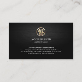 Tarjeta De Visita Construcción de masonería de piedra de ladrillo