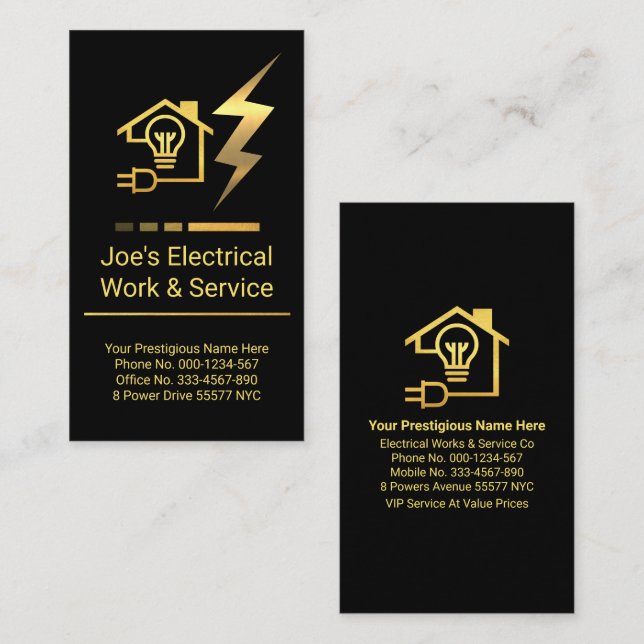 Tarjeta De Visita Construcción de terrenos de barandilla de barandil (Anverso / Reverso)