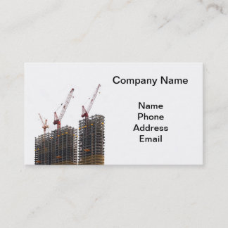 Tarjeta De Visita Construcción de tres Highrise