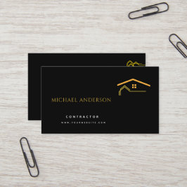 Tarjeta De Visita Construcción de viviendas minimalistas Empresas de