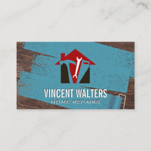 Tarjeta De Visita Construcción de viviendas   Paneles de madera   Pa