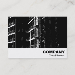 Tarjeta De Visita Construcción del alto contraste