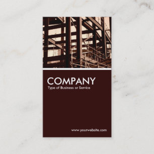 Tarjeta De Visita Construcción del marco de acero