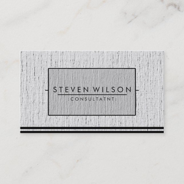 Tarjeta De Visita Construcción elegante profesional moderna (Anverso)
