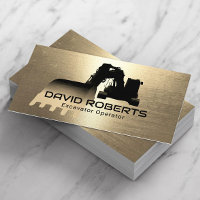 Construcción Excavator Operador de planta de oro m