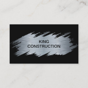 Tarjeta De Visita Construcción fresca moderna