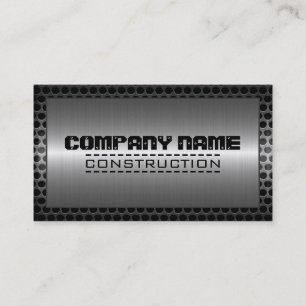 Tarjeta De Visita Construcción fronteriza metalizado Elegante aparie