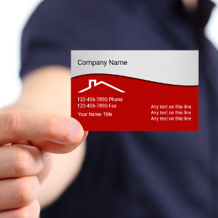Tarjeta De Visita Construcción inmobiliaria moderna