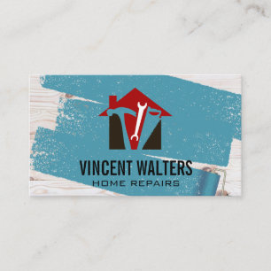 Tarjeta De Visita Construcción   Paneles de madera   Pintar