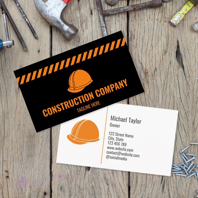 Tarjeta De Visita Construcción profesional Constructora de Contracto (Subido por el creador)