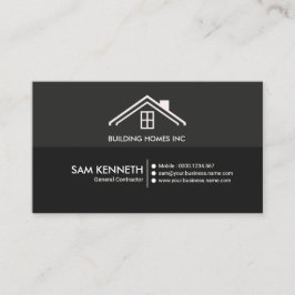 Tarjeta De Visita Construcción profesional simple y creativa