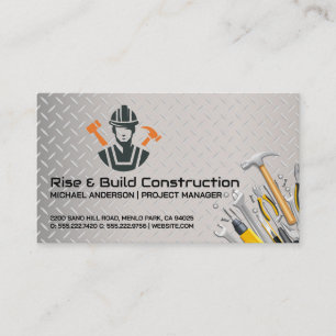 Tarjeta De Visita Constructor de Construcción Herramientas de Cons