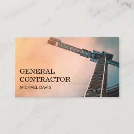 Tarjeta De Visita Constructor de General Contractor Builder