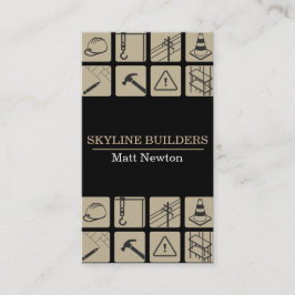 Tarjeta De Visita Constructor General Contratista de Construcción de