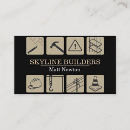 Tarjeta De Visita Constructor General Contratista de Construcción de