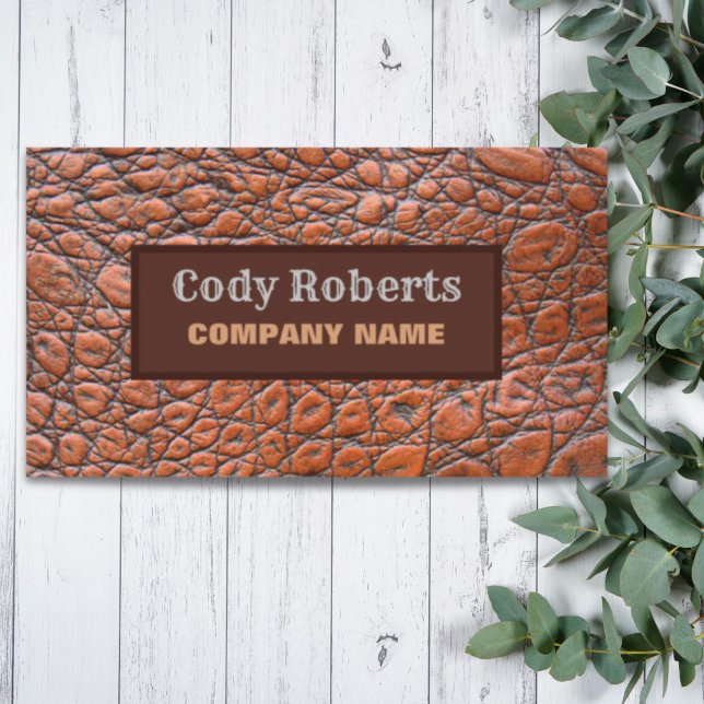 Tarjeta De Visita Constructor Handyman Cowboy Country Western (Construction Handyman Cowboy Country Western Business Card)