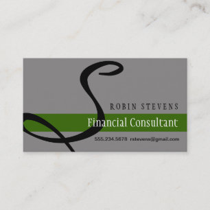 Tarjeta De Visita Consulant financiero