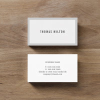 Consultor blanco gris claro mínimo profesional