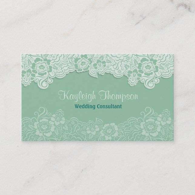 Tarjeta De Visita Consultor boda - Monta Lace (Anverso)