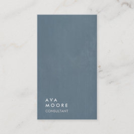 Tarjeta De Visita Consultor creativo sencillo y sencillo de moda gri