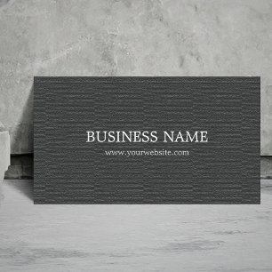 Tarjeta De Visita Consultor de Abogado Gris Texturizado Minimalista