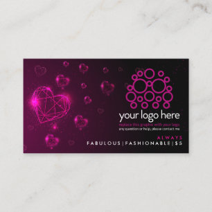 Tarjeta De Visita Consultor de joyería Siempre fabuloso y elegante