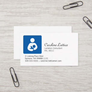 Tarjeta De Visita Consultor de la lactancia