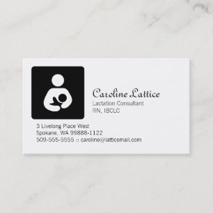 Tarjeta De Visita Consultor de la lactancia