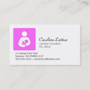 Tarjeta De Visita Consultor de la lactancia