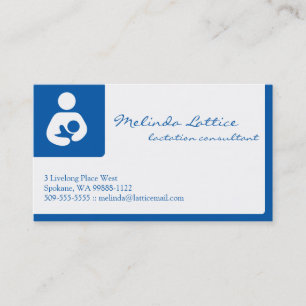 Tarjeta De Visita Consultor de la lactancia