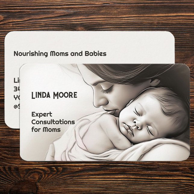 Tarjeta De Visita Consultor de lactancia materna (Breastfeeding Consultant Business Cards)