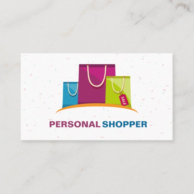 Tarjeta De Visita Consultor de moda Comprador personal (Anverso)
