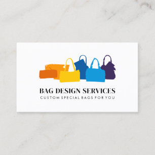 Tarjeta De Visita consultor de moda elegante y con clase Bolsas