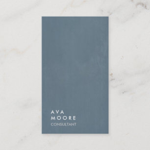 Tarjeta De Visita Consultor de moda llano simple creativo del gris