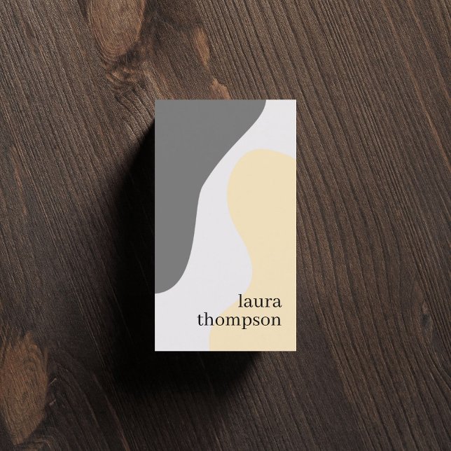 Tarjeta De Visita Consultor de Patrón Pastel Elegante Mínimo (Subido por el creador)