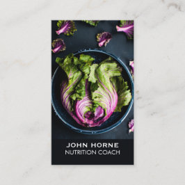 Tarjeta De Visita Consultor de Pérdida de Peso Dietista Encargado de