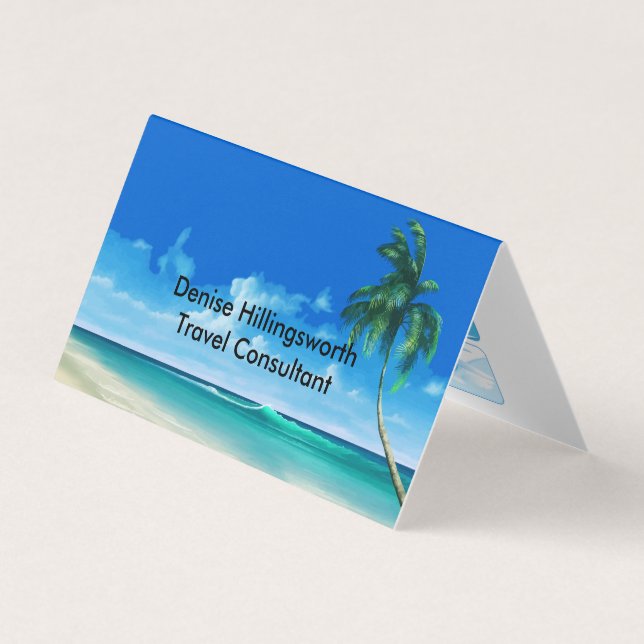 Tarjeta De Visita Consultor del agente de viajes (Anverso)