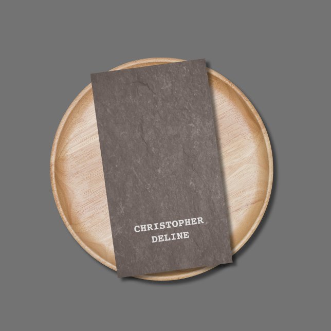 Tarjeta De Visita Consultor elegante moderno textura marrón (Subido por el creador)