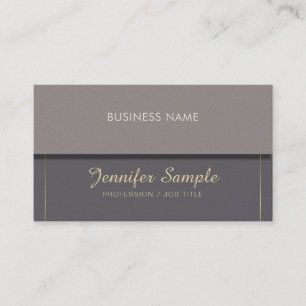Tarjeta De Visita Consultor Empleador Profesional Moda de Lujo