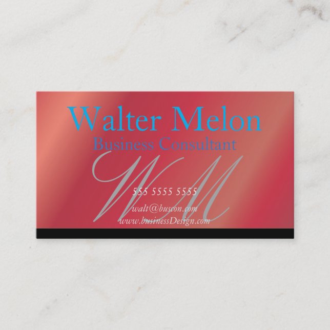 Tarjeta De Visita Consultor Epic Fab Crea Tu Propia Fácil Genérica (Anverso)