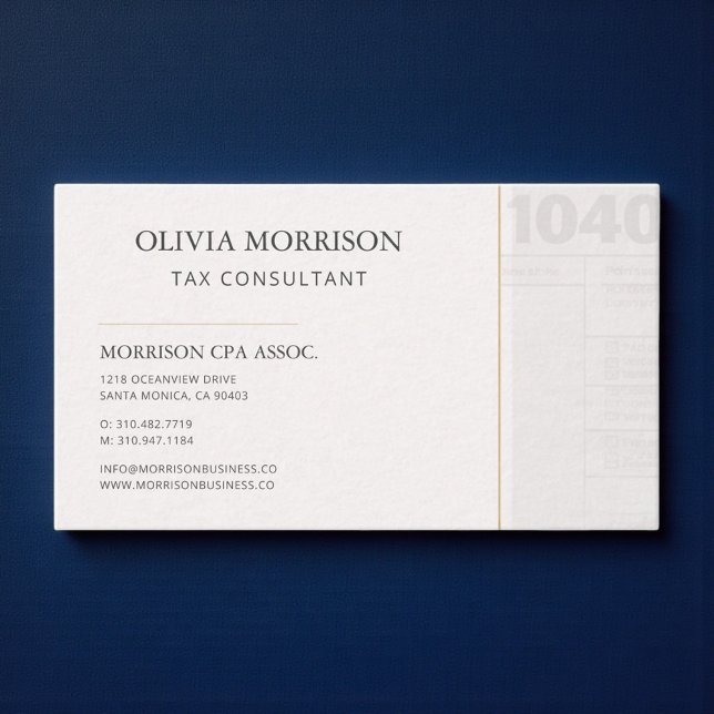 Tarjeta De Visita Consultor Fiscal Profesional (Subido por el creador)