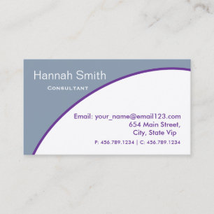 Tarjeta De Visita Consultor Moderno Profesional Elegante