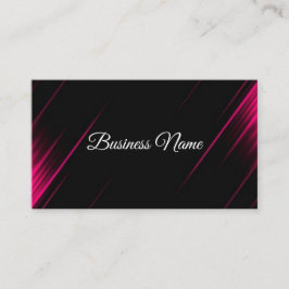 Tarjeta De Visita Consultor profesional de caligrafía rosada y negra