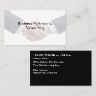 Tarjeta De Visita Consultor profesional de networking empresarial